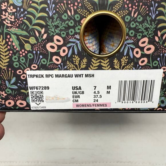 Keds x Rifle Paper Co. Triple Kick Mesh Margaux Floral Platform Sneakers Size 7M - Picture 12 of 13